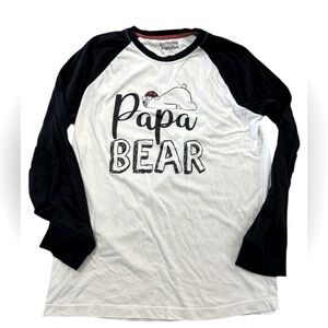 MENS size Medium JAMMIES PAPA BEAR long sleeved Tshirt